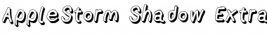 AppleStorm ShdXbdIta Font