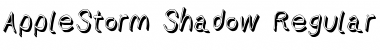 AppleStorm ShdRgIta Font