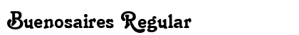 Buenosaires Regular preview