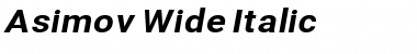 Asimov WidIt Font