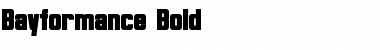 Bayformance Bold Font