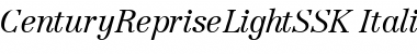 Download CenturyRepriseLightSSK Font Download CenturyRepriseLightSSK Font