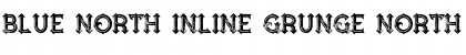 Download Blue North Inline Grunge Font