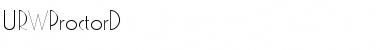 Download URWProctorD Font