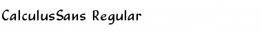 Download Calculus Sans Font