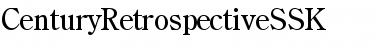 CenturyRetrospectiveSSK Regular Font