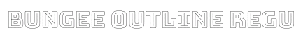 Bungee Outline Regular