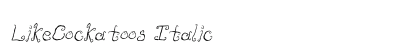 LikeCockatoos Italic preview