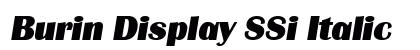 Burin Display SSi Italic preview