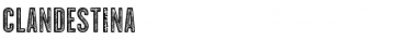 Download CLANDESTINA Font Download CLANDESTINA Font