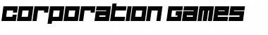 Download Corporation Games Font