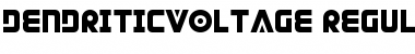 Dendritic Voltage Regular Font