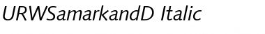 Download URWSamarkandD Font