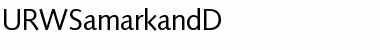 URWSamarkandD Regular Font