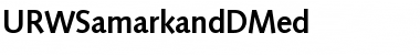 URWSamarkandDMed Regular Font