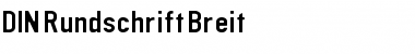 DIN Rundschrift Breit Font