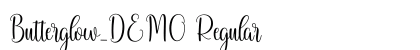 Butterglow_DEMO Regular