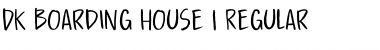 DK Boarding House I Regular Font