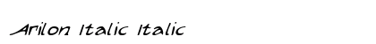 Arilon Italic Italic preview
