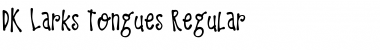 Download DK Larks Tongues Font