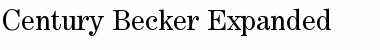 Download Century Becker Expanded Font