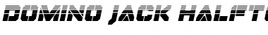 Download Domino Jack Halftone Italic Font