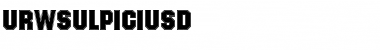 URWSulpiciusD Regular Font