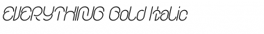 EVERYTHING Bold Italic Font