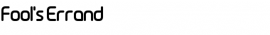 Fool's Errand Regular Font
