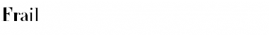 Download Frail Font