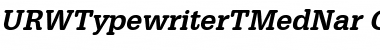 Download URWTypewriterTMedNar Font