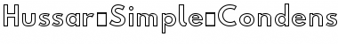 Download Hussar Simple Font