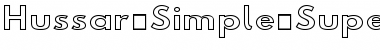 Download Hussar Simple Font
