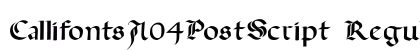 CallifontsA04PostScript Regular preview