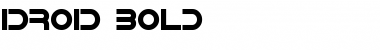 IDroid Bold Font