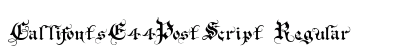CallifontsE44PostScript Regular preview