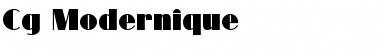 Download Cg Modernique Font Download Cg Modernique Font