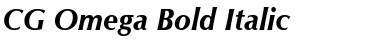 CG Omega Bold Italic Font