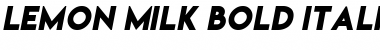 Lemon/Milk Bold Font