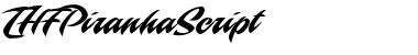 LHF Piranha Script Regular Font