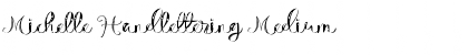 Michelle Handlettering Medium Font