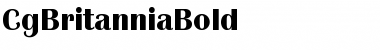 Download CgBritanniaBold Font