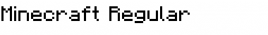 Minecraft Regular Font