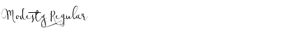 Download Modesty Font