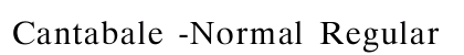 Cantabale -Normal Regular preview