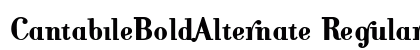CantabileBoldAlternate Regular preview