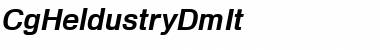 CgHeldustryDmIt Regular Font