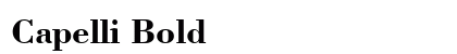Capelli Bold preview