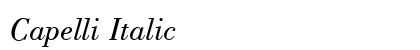 Capelli Italic Preview