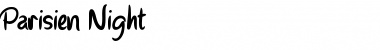 Download Parisien Night Font